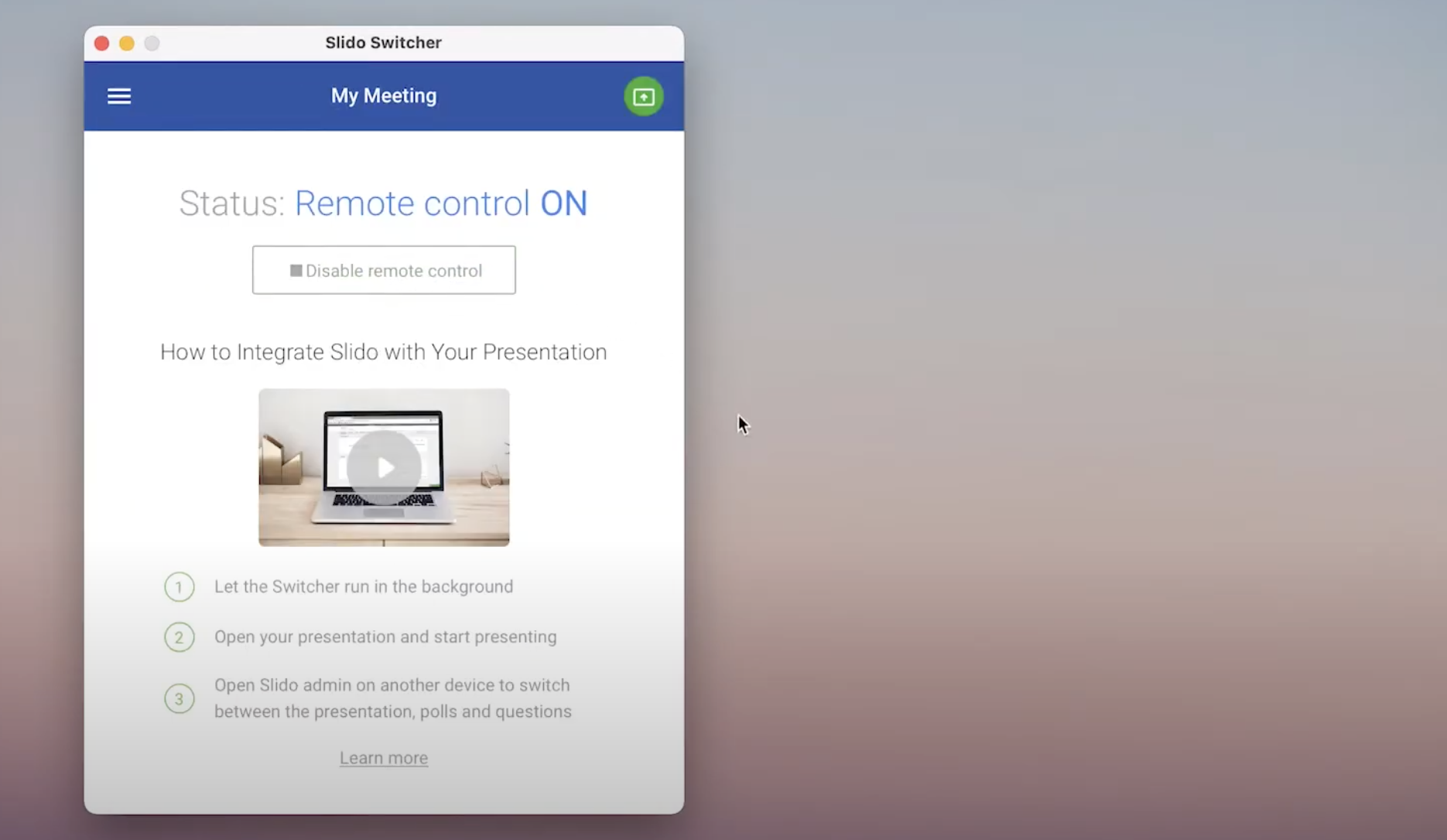 Slido Switcher (2017 – 2025)